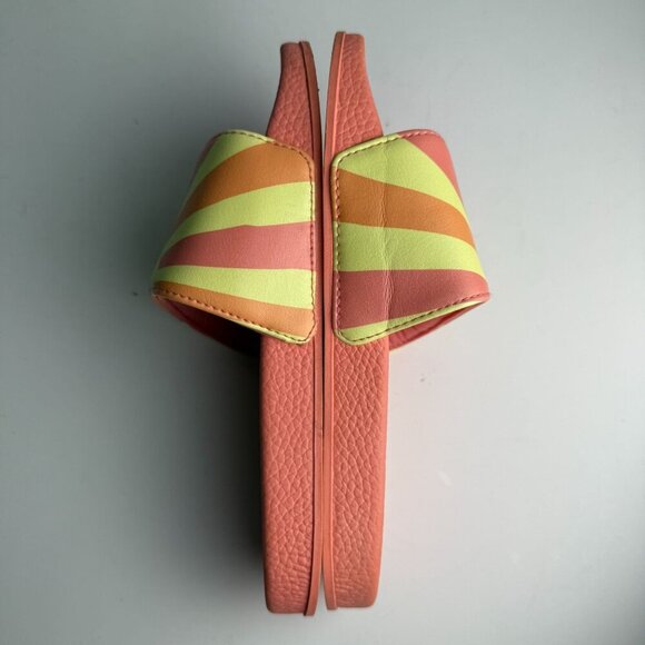 Old Navy Girls Pool Slide Sandals Sun Ray Coral Size 1-2 - Picture 6 of 7